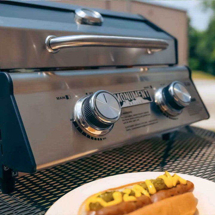 Monument Grills G22 Stainless Steel tabletop Propane Gas Grill