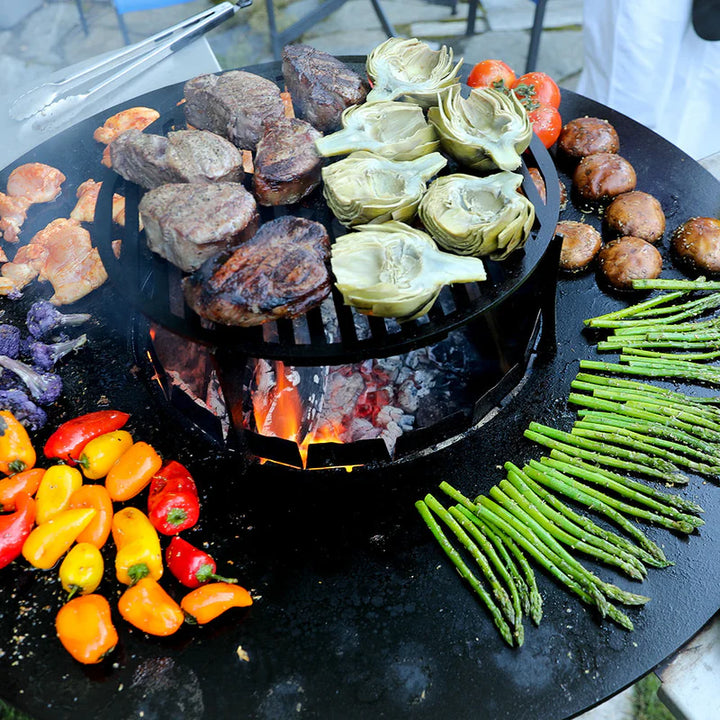Arteflame XXL 40" Flat Top Grill - High Euro Base