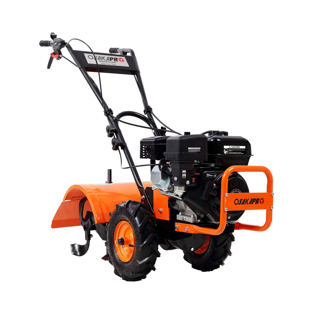 Heavy-Duty 7HP 212CC 20-Inch Rear Tine Power Tiller Gas Engine Garden Cultivator