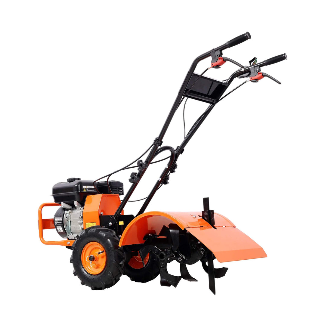 Heavy-Duty 7HP 212CC 20-Inch Rear Tine Power Tiller Gas Engine Garden Cultivator