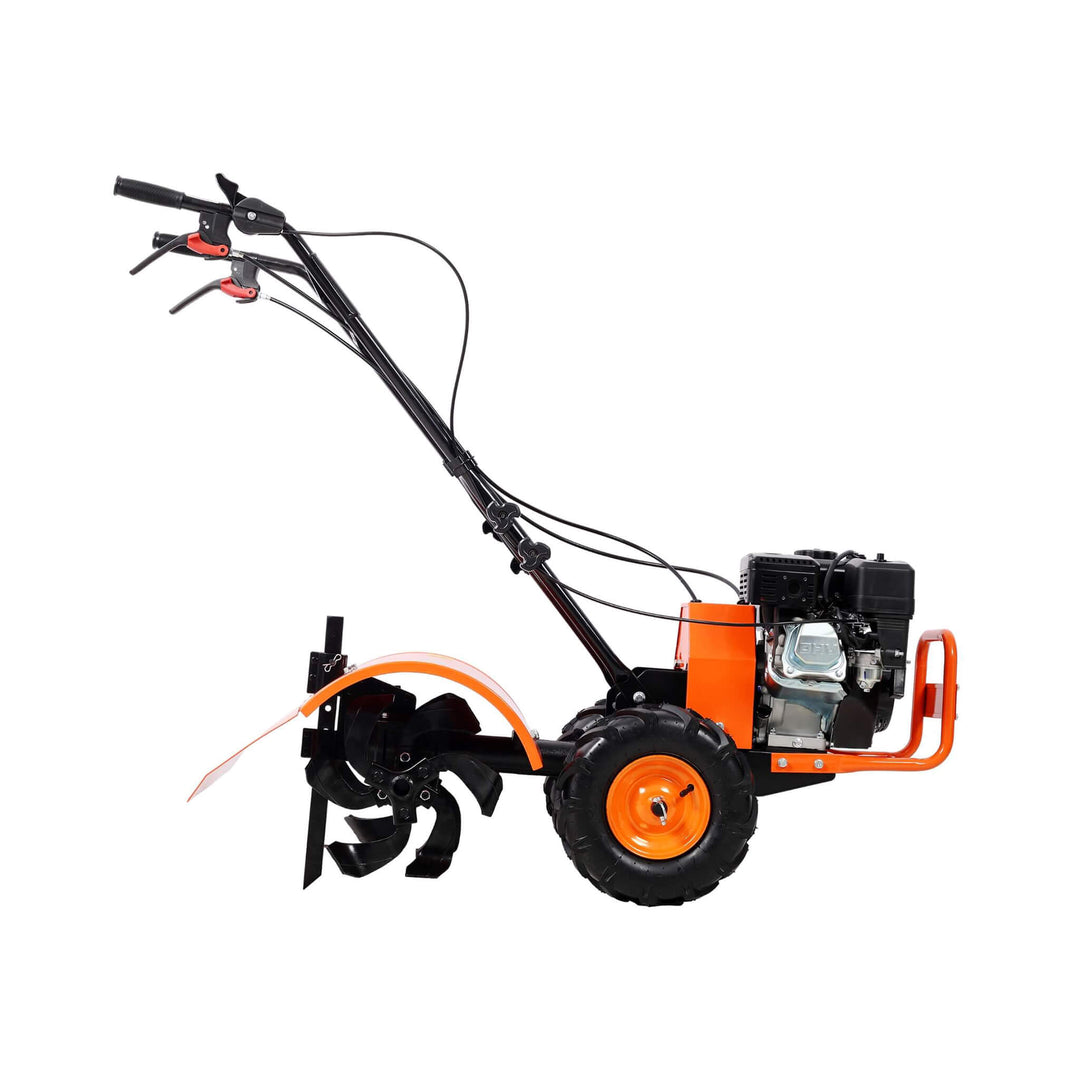 Heavy-Duty 7HP 212CC 20-Inch Rear Tine Power Tiller Gas Engine Garden Cultivator