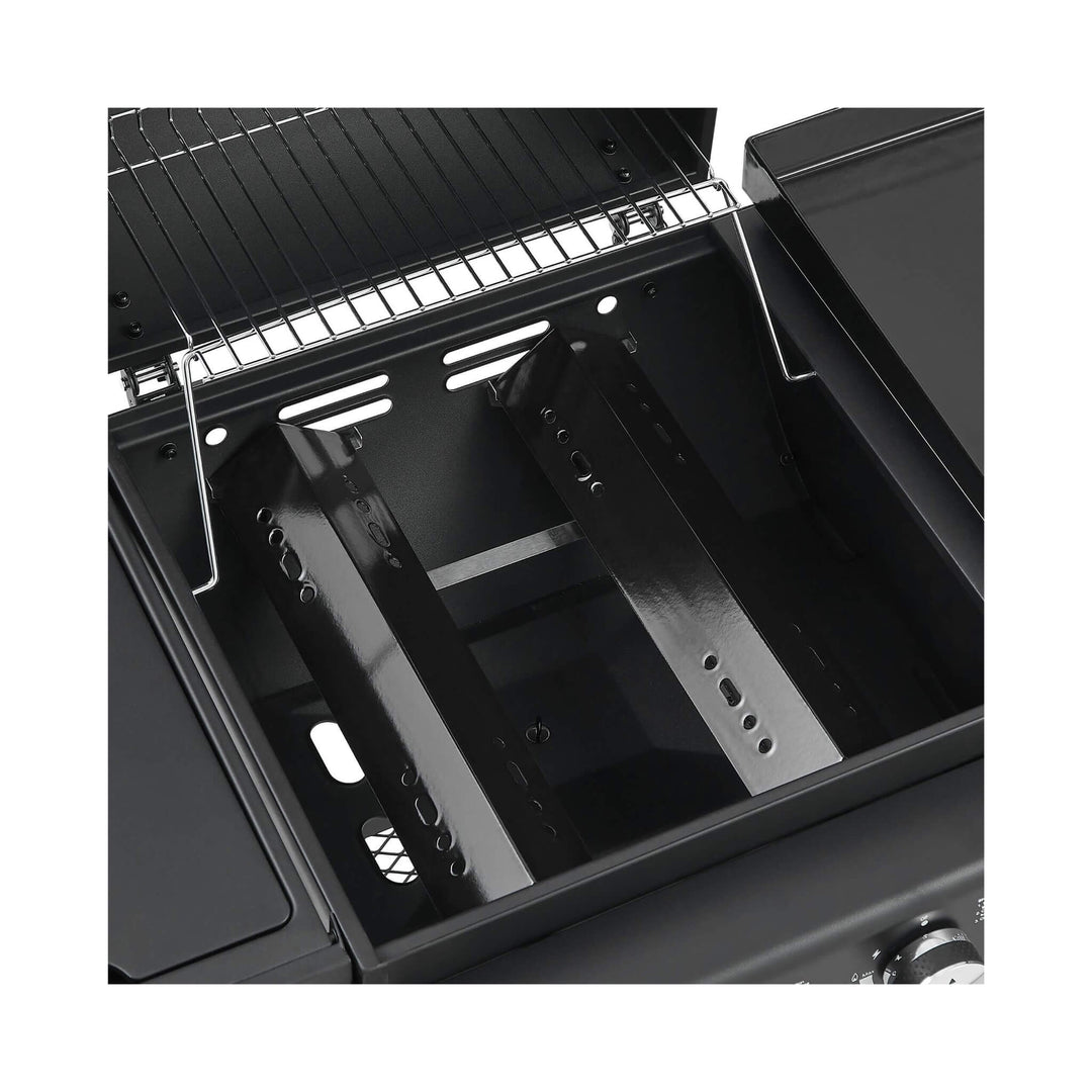 Castelle Flame Heavy-Duty All-In-One Outdoor 5-Burner 56K BTU Liquid Propane Grill (SAK57124)