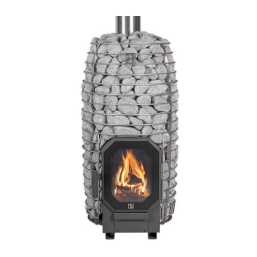 Huum Hive Flow Mini 8.5KW Wood-Burning Sauna Stove With Ash Drawer &amp; Sauna Stones [H1017012] (SAK17895)