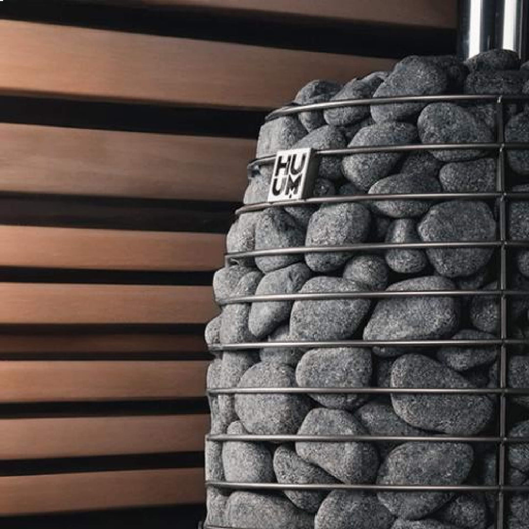 Huum Hive Flow Mini 8.5KW Wood-Burning Sauna Stove With Ash Drawer &amp; Sauna Stones [H1017012] (SAK17895)