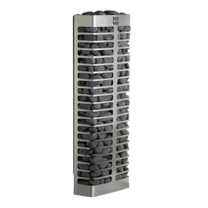 Huum Steel Mini Series 4 Stainless Steel Wall Mount 3.5KW Sauna Heater With Digital Controller &amp; Sauna Stones (SAK91573)