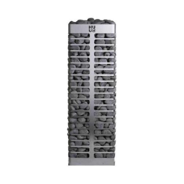 Huum Steel Mini Series 4 Stainless Steel Wall Mount 3.5KW Sauna Heater With Digital Controller &amp; Sauna Stones (SAK91573)
