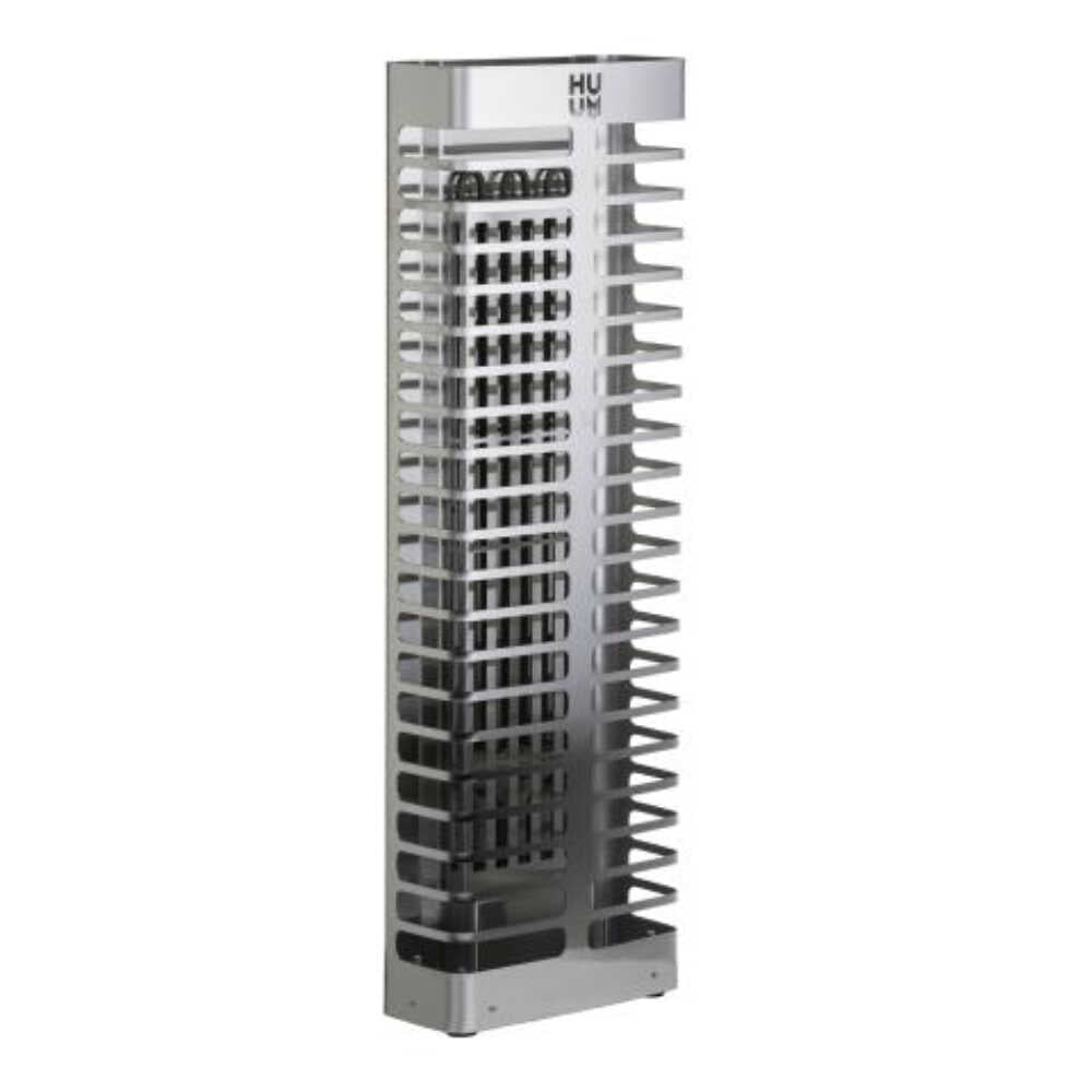 Huum Steel Mini Series 4 Stainless Steel Wall Mount 3.5KW Sauna Heater With Digital Controller &amp; Sauna Stones (SAK91573)