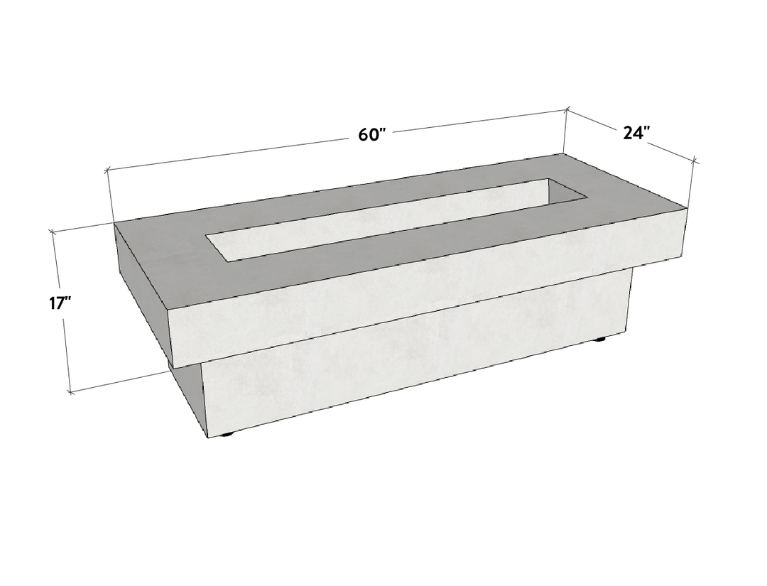 Terraza | Concrete Fire Pit Table