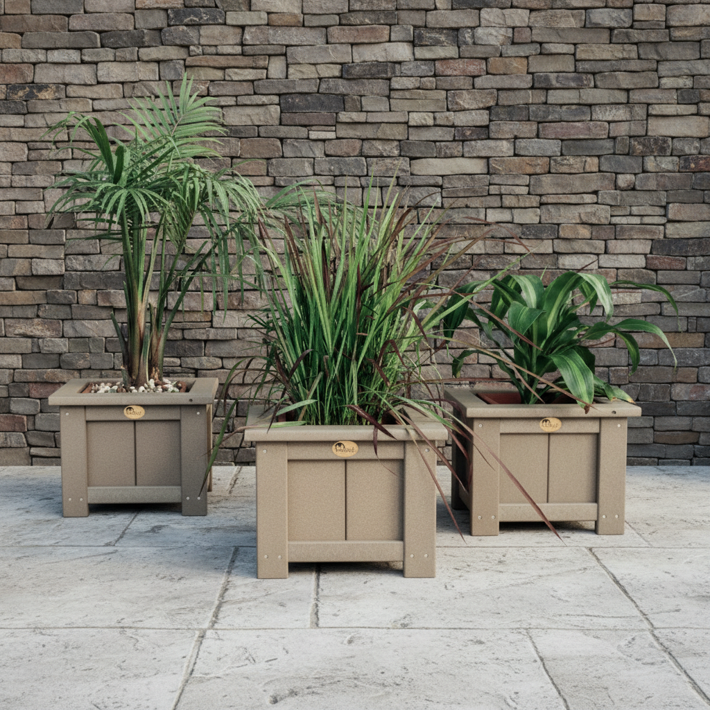 15" Square Planter