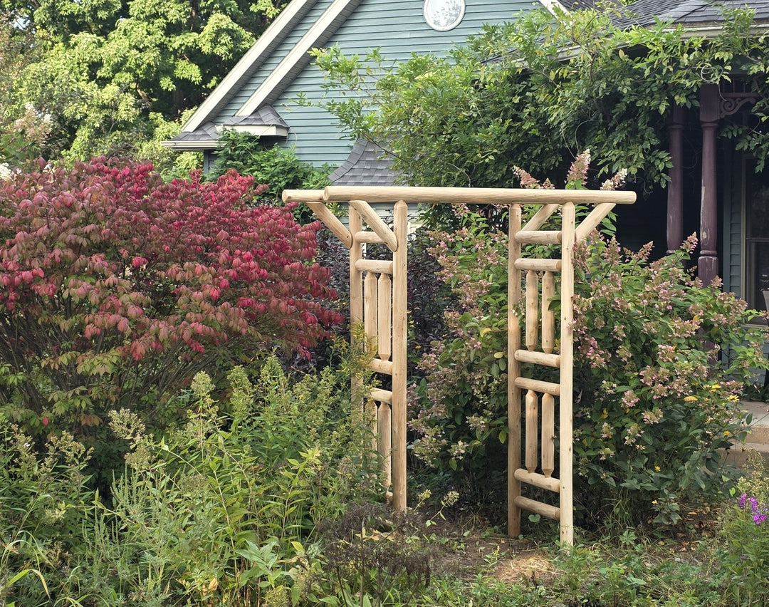 Cedar Log Arbor by Cedar Creek