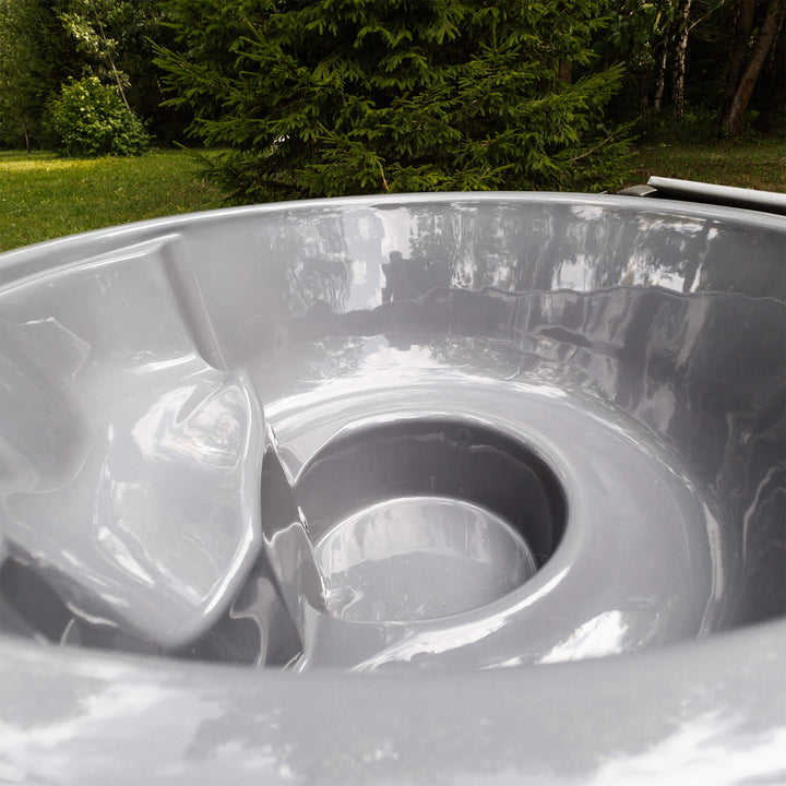 Premium 4-Person Fully-Assembled ThermoWood Wood-Fired Hot Tub