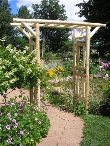Cedar Log Arbor by Cedar Creek