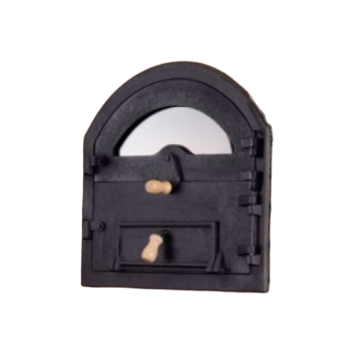 Traditional Wood Fired Brick Pizza Oven - Modern Royal w/Portable Steel Base