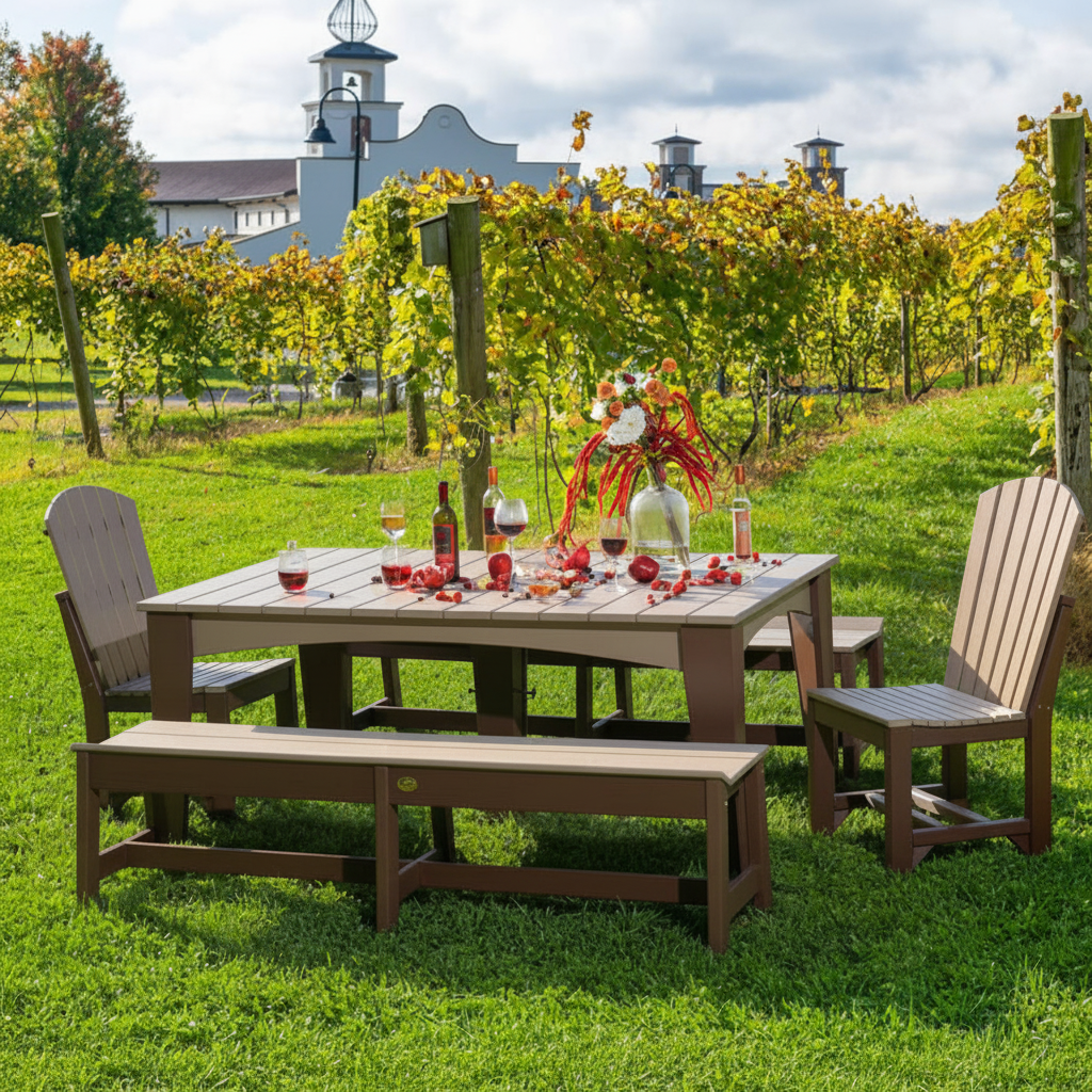 Island Dining Table (44" x 72" Rectangular)